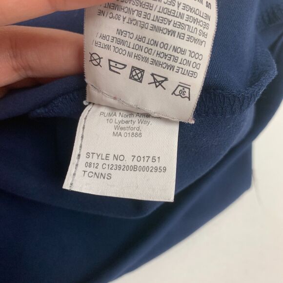 Puma Quarter Zip Running Shirt Womens XL Extra Large Thumbholes Sweat Wick Top - Picture 14 of 16